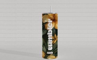 Tumbler Drinking Jar Mockup 83