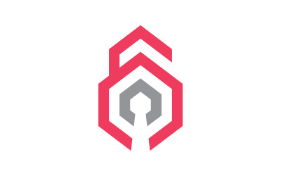 Creative Lock logo vector template 11
