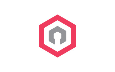 Creative Lock logo vector template 1
