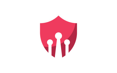 Creative Lock logo vector template 6