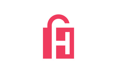 Creative Lock logo vector template 7