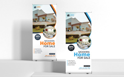 Designing roll-up banners real estate homes
