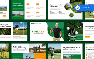 Sinegolf - Modello di nota chiave del club di golf