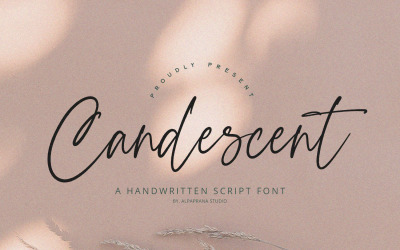 Candescent - Handwritten Font