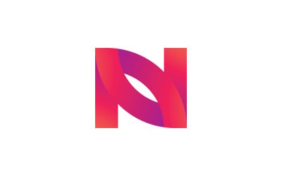 letter N logo design template 0