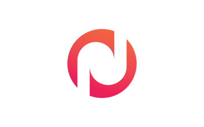 letter N logo design template 12