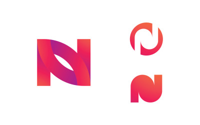letter N logo design template 13