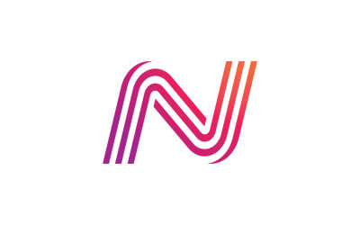 letter N logo design template 7