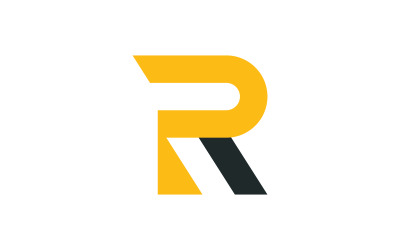 R Letter initials Logo vector template v1