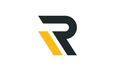 R Letter initials Logo vector template v2