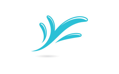 Water Splash symbol and icon Logo Template vector 0