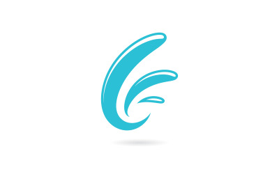 Water Splash symbol and icon Logo Template vector 1