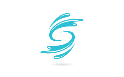 Water Splash symbol and icon Logo Template vector 5