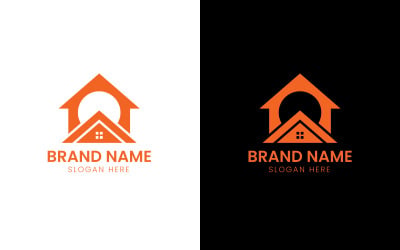 Rooftop home vector logo-11-501