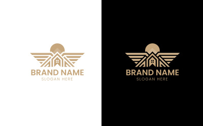 Wing home vector logo-11-508
