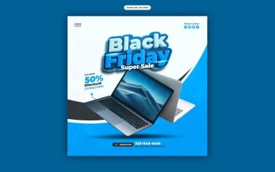 Black Friday Social  Media Post Template