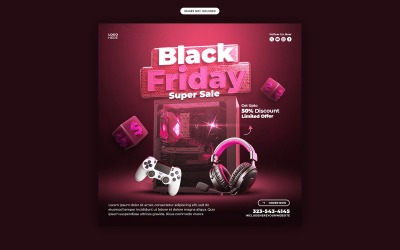 Black Friday Social Media  Post Template