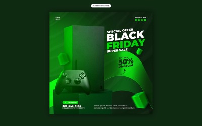 Black Friday  Social  Media  Post Template
