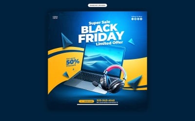 Black  Friday  Social  Media  Post  Template