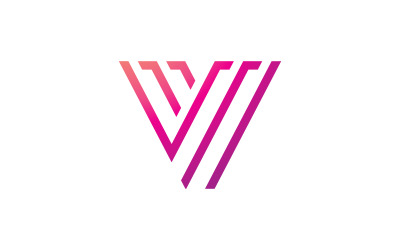 Diseño y plantilla de logotipo de la línea V. Letras de línea con iniciales del icono X creativo en formato vectorial. v5