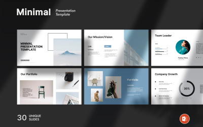 Minimal Crean PowerPoint-presentationsmall