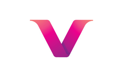 V Logo Design and template. Creative V icon initials based Letters in vector. 12