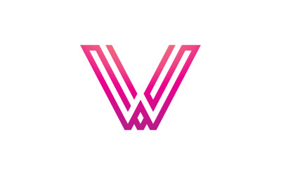 V Logo Design and template. Creative V icon initials based Letters in vector. 8