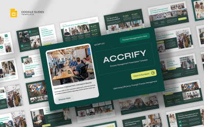 Accrify - Süreç Yönetimi Google Slayt Şablonu