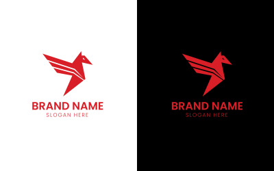 Logo maskotki origami eagle-11-512