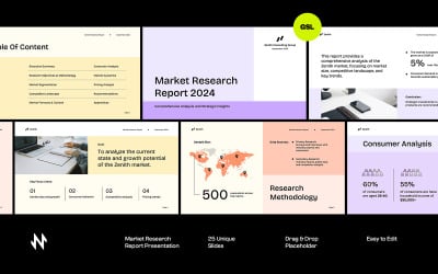 Rapport d&amp;#39;étude de marché Google Slides