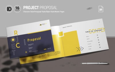 Project Proposal InDesign Template 16 Pages