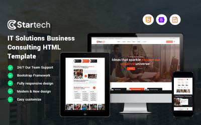 Startech – Modèle de site Web d&amp;#39;entreprise créatif