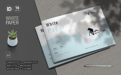 White Paper Brochure Template (16 Pages)