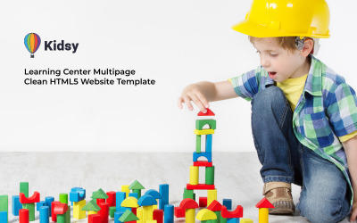 Kidsy - Modello di sito Web HTML5 pulito multipagina Centro di apprendimento