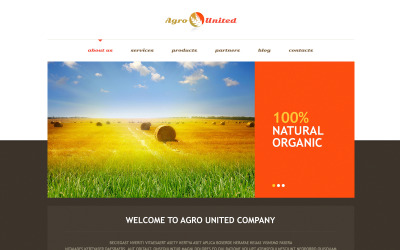 Landwirtschaft, um WordPress-Theme zu beeindrucken