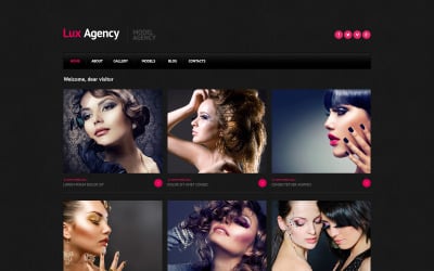 Model Agency Responsive Joomla Template