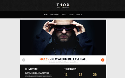 Original Singer WordPress Theme Tema WordPress №46784