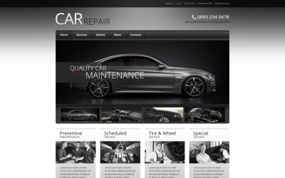 Tema de WordPress Car Retro Elegance