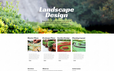 WordPress motiv Alive Landscape Design