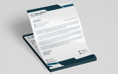 Elegant and Professional Letterhead Template for Business Branding