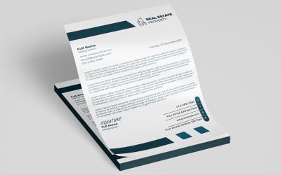 Elegant Corporate Letterhead Template for Official Use