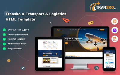 Transko - Šablona webu Transport Logistics