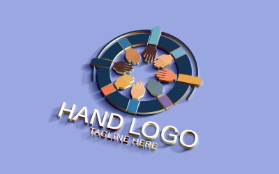 Creative And Hand Minimalist Logo Design