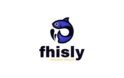 Fishly Simple Mascot Logo