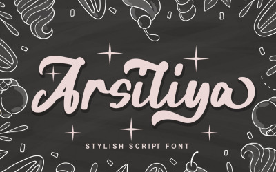 Arsiliya Şık Script Premium Yazı Tipi