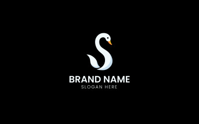 Minimalist Swan vector logo-11-521