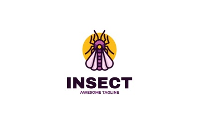 Insect Simple Mascot Logo 117
