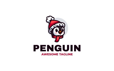 Penguin Simple Mascot Logo 115