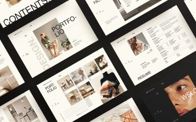 Design Portfolio and Resume Template CANVA