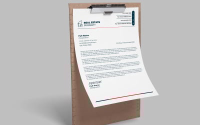 Elegant Business Letterhead Template | PSD Editable